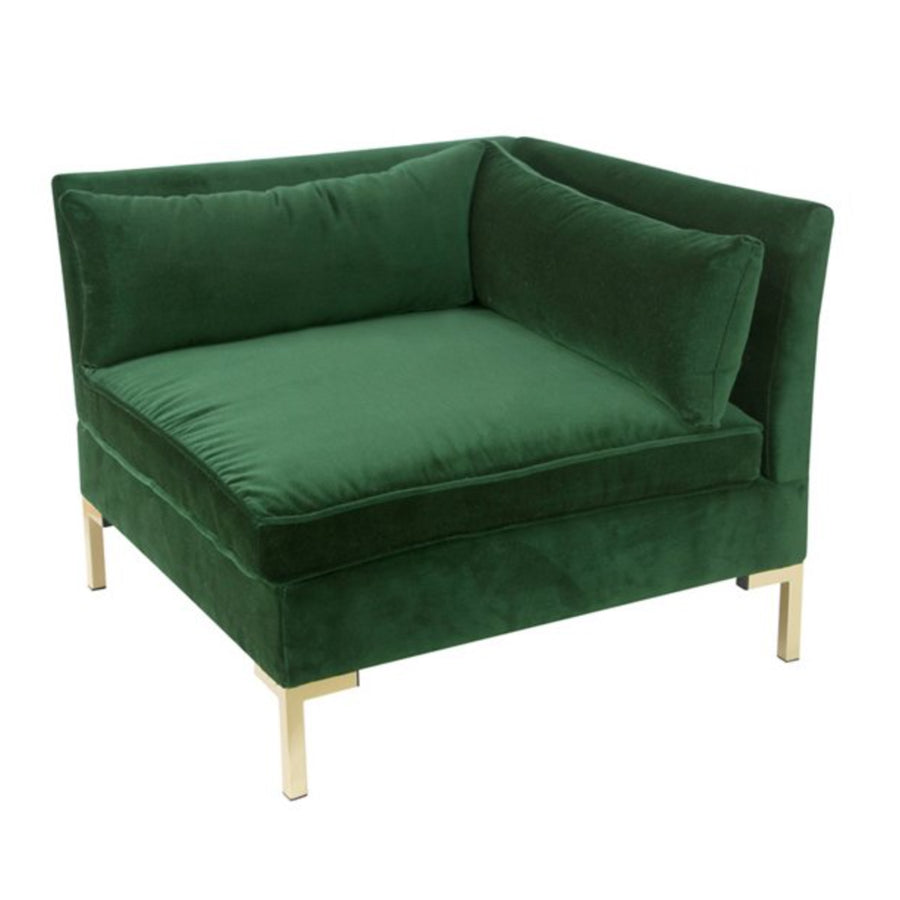 Riga Corner Chair - Emerald